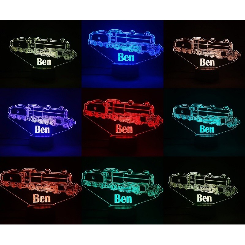 Steam Train Theme Night Lights