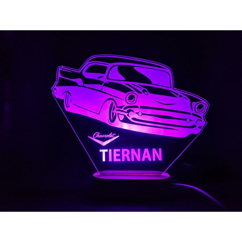 Chev Bel Air 1957 Shaded Theme Night Lights