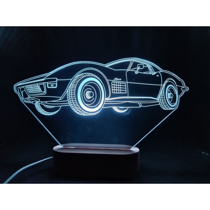 Corvette Stingray 1970 Theme Night Lights