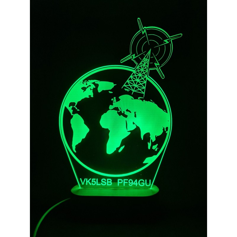 Ham Radio Theme Night Lights