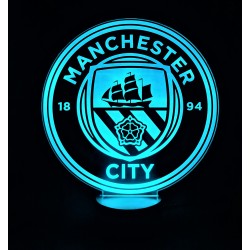 Manchester City FC Theme Night Lights