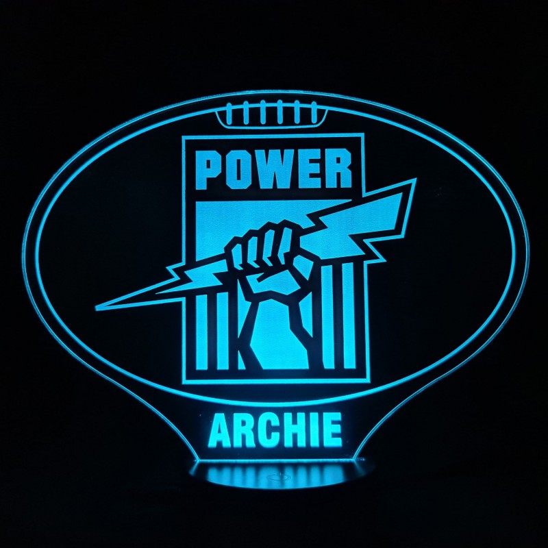 Port Adelaide Football Theme Night Lights