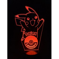Pikachu Pokemon Theme Night Lights