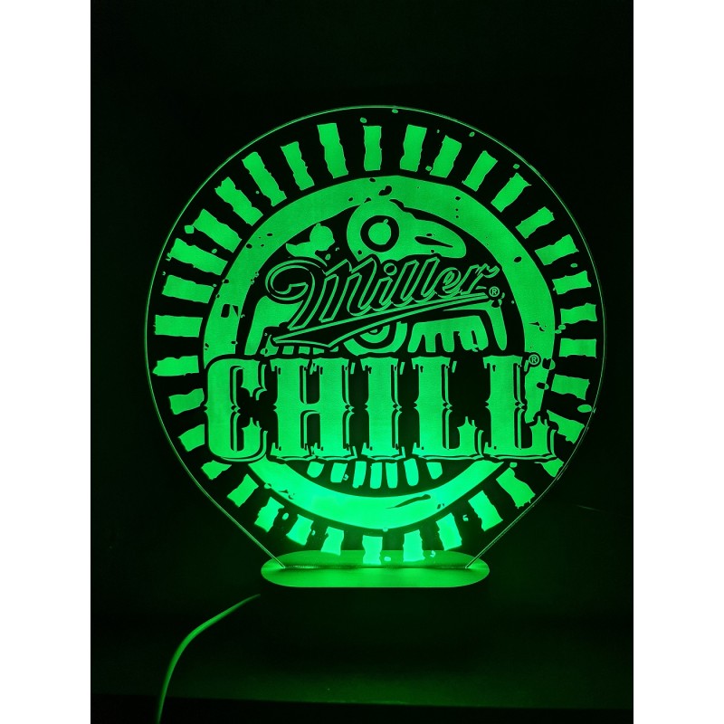 Miller Chill Beer Theme Night Lights